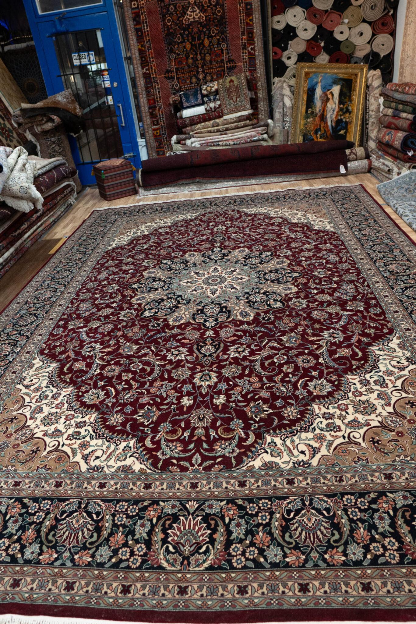 Tabriz Kurk Wool 10.0x14.0 View 2