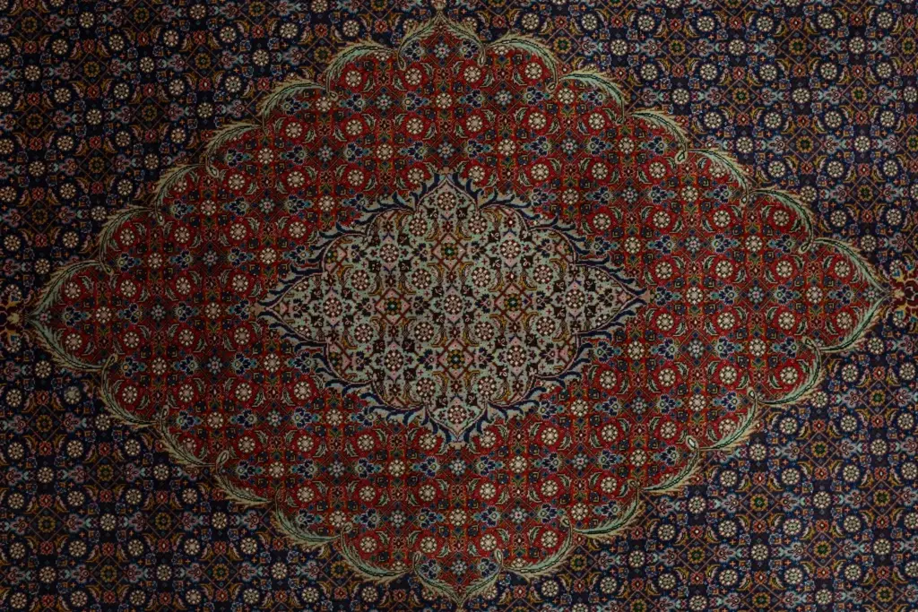 Tabriz Wool Rug 6.5x10.4' View 4