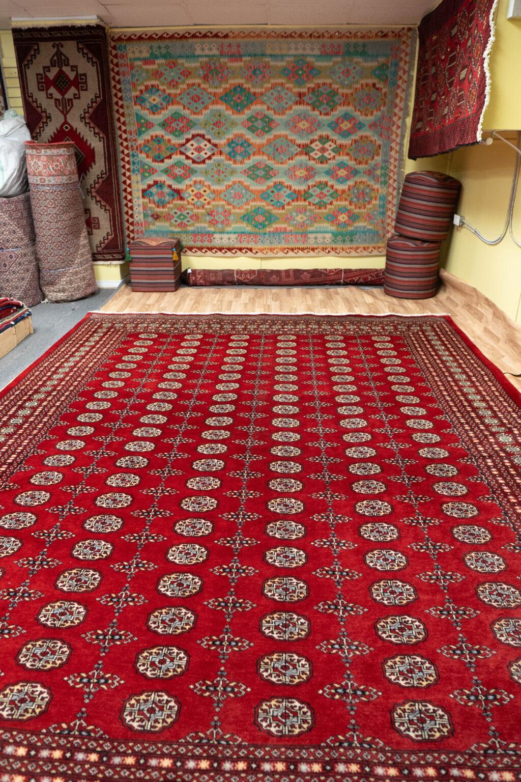 Bokhara Wool Rug 9.0x12.6 View 2