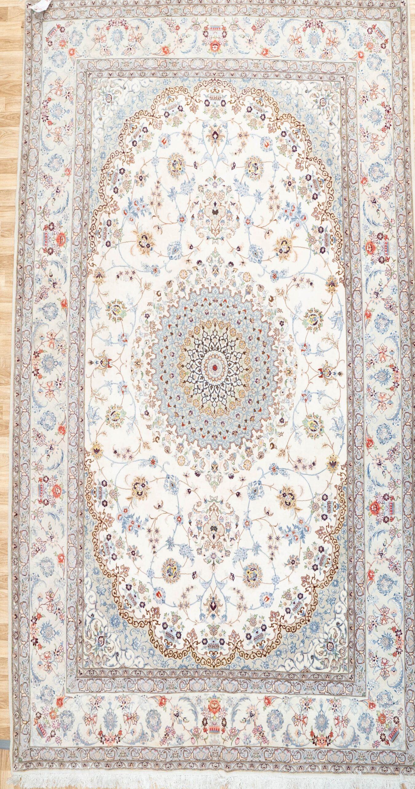 Isfahan Wool Rug 10.0x6.9 View 5