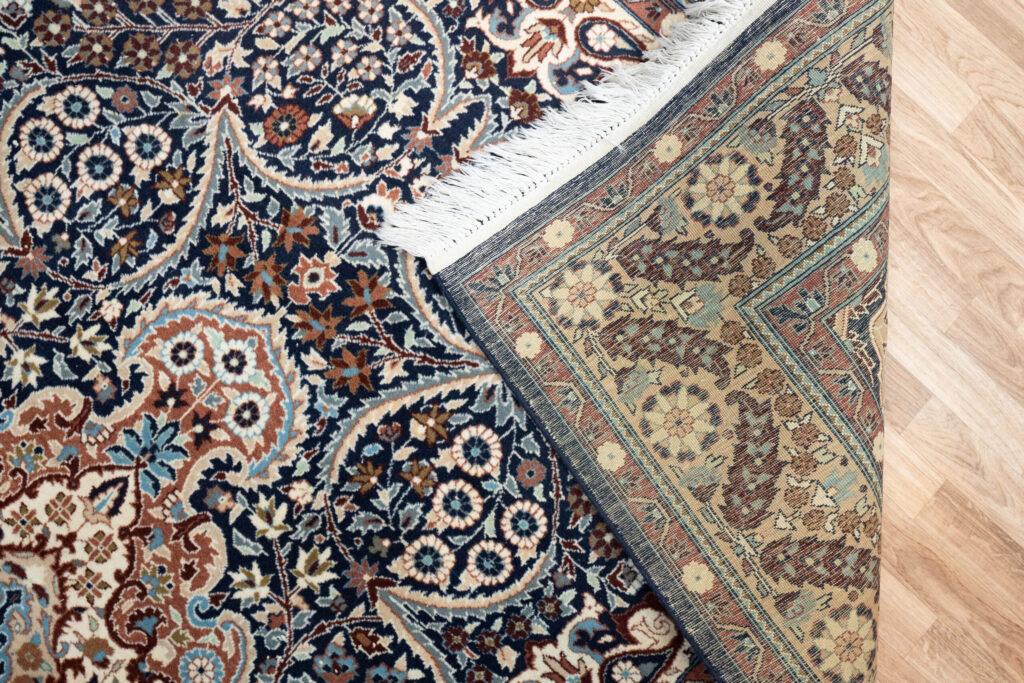 Kashan Wool Silk Rug 6.5'x9.5' View 5