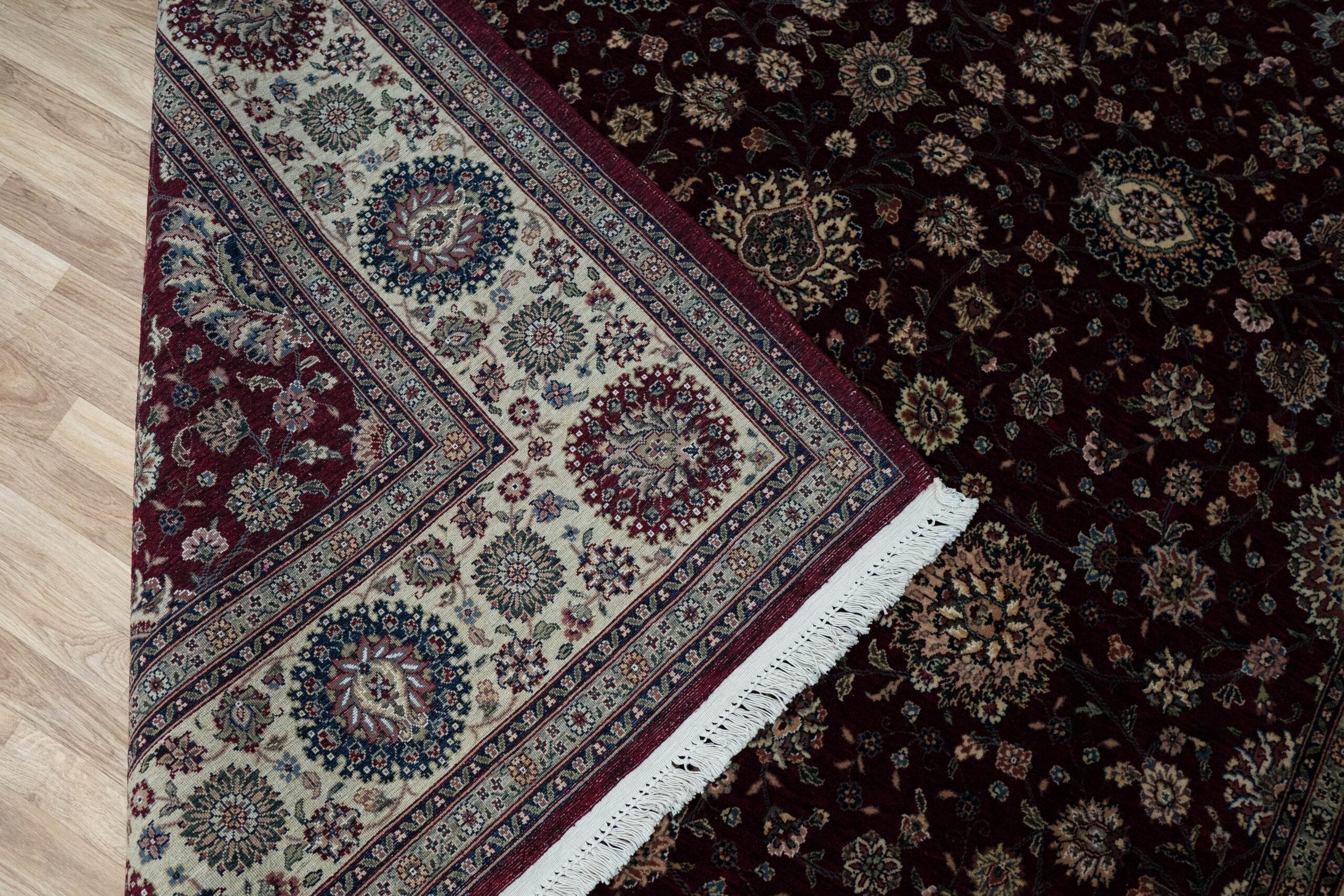 Kashan Wool Pile Rug 8'x10' View 6