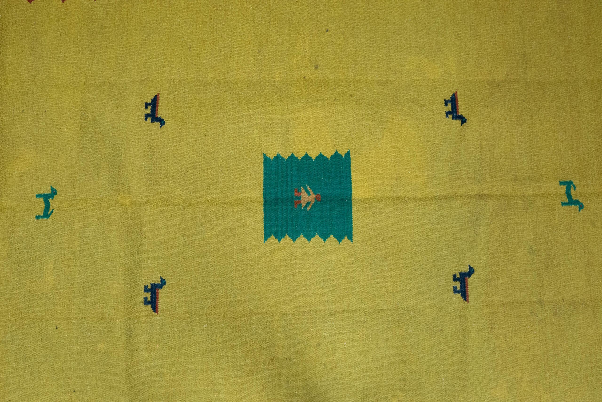 Chobi Wool Rug 5.0x8.7 View 1