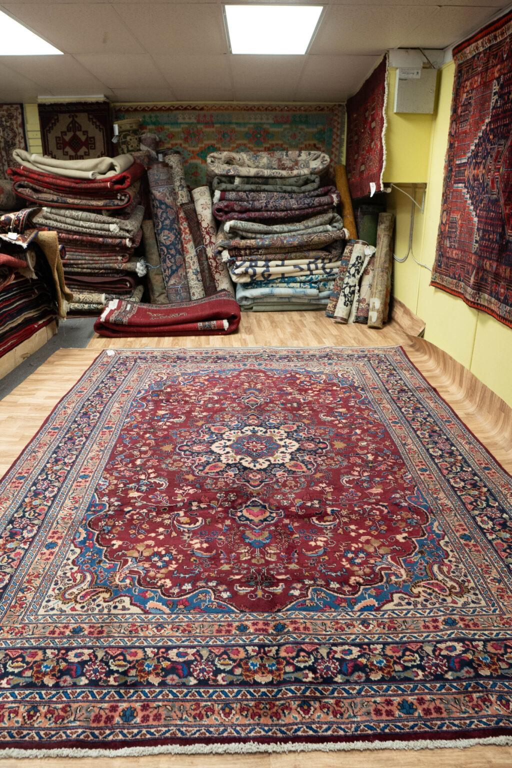 Mashad Wool Rug 8.6x11.6 View 4
