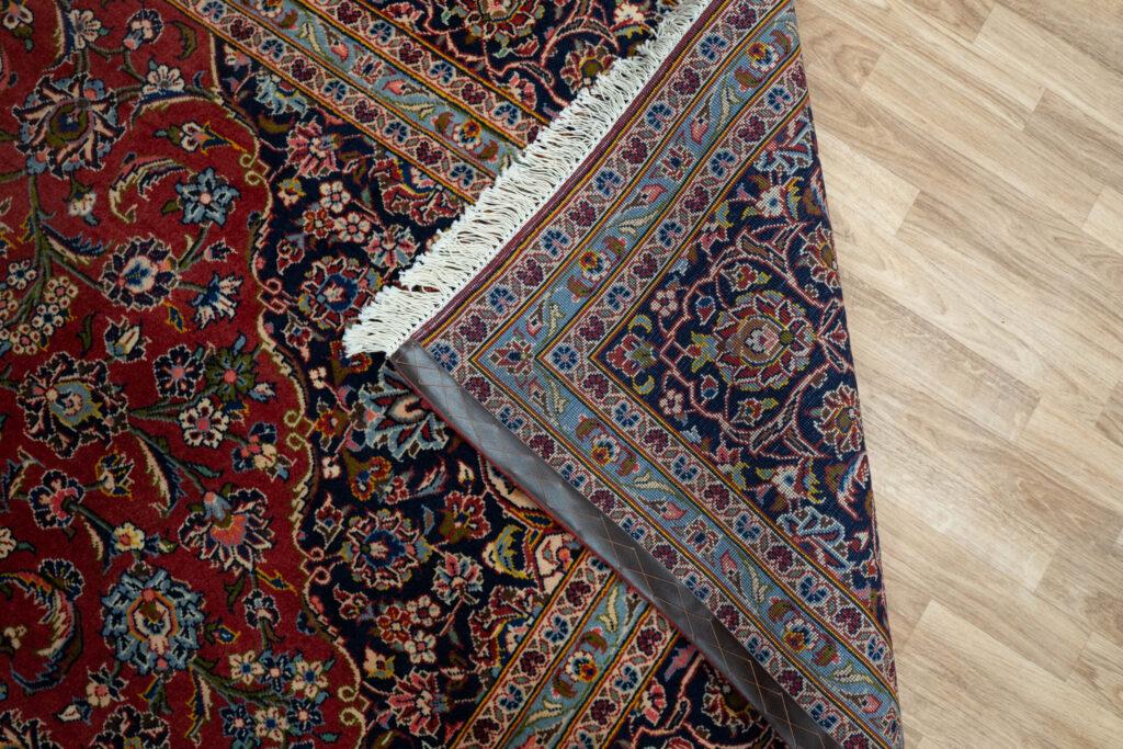 Kashan Kurk Wool rug 8.4'x11.6' View 6