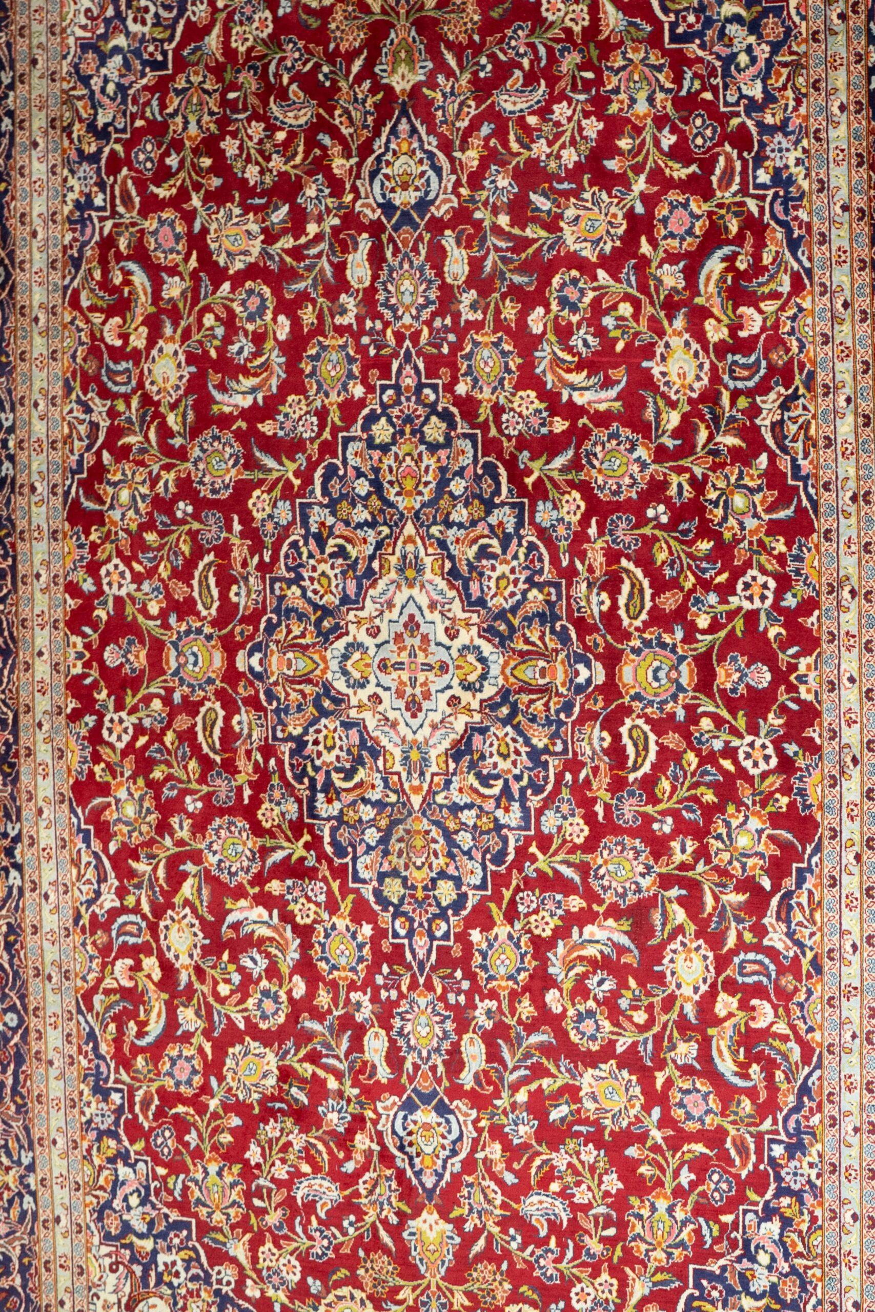 Kashan Wool Rug 9.9x13.9 View 5