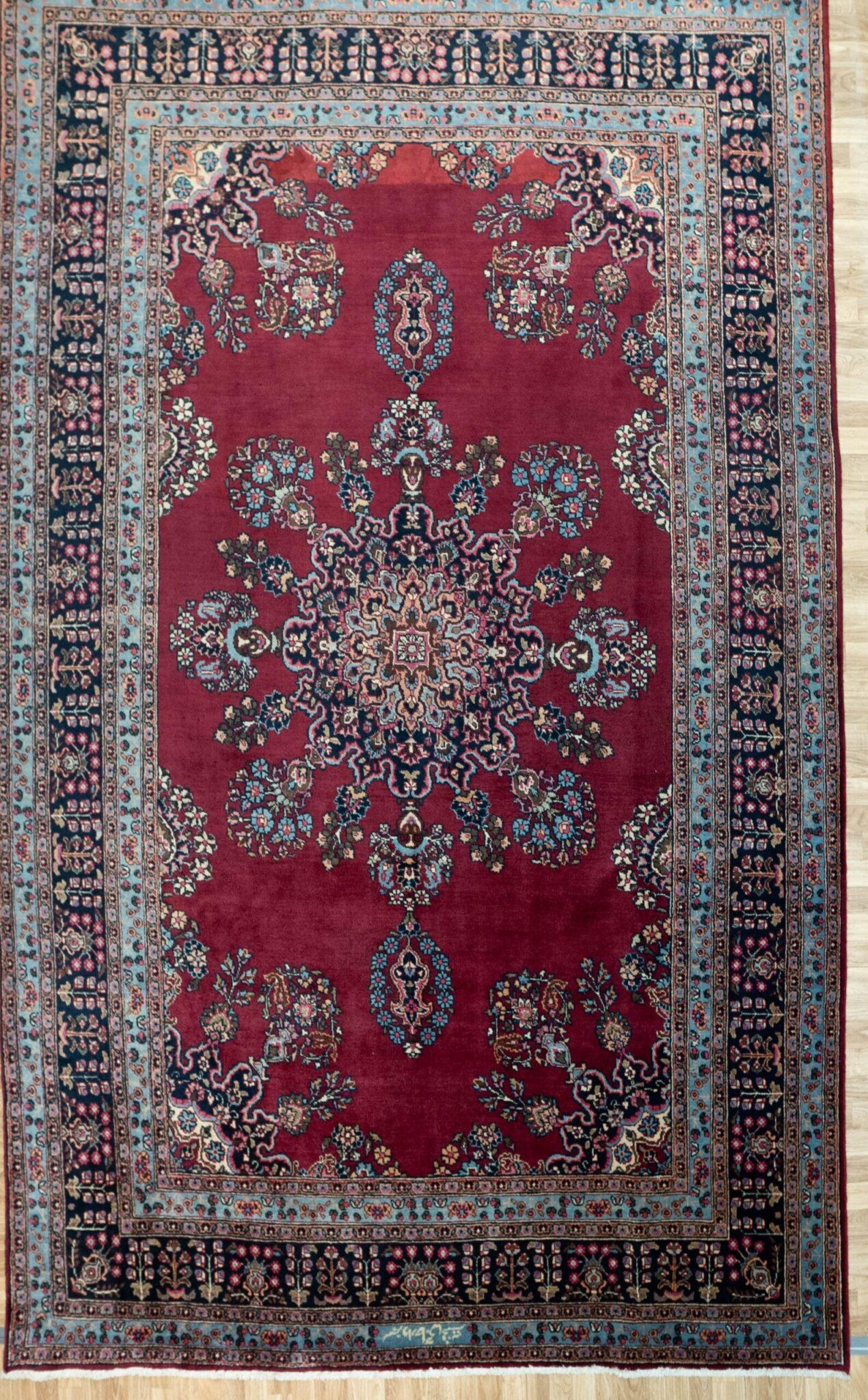 Mashad Wool Pile 8.6'x11.6' View 1