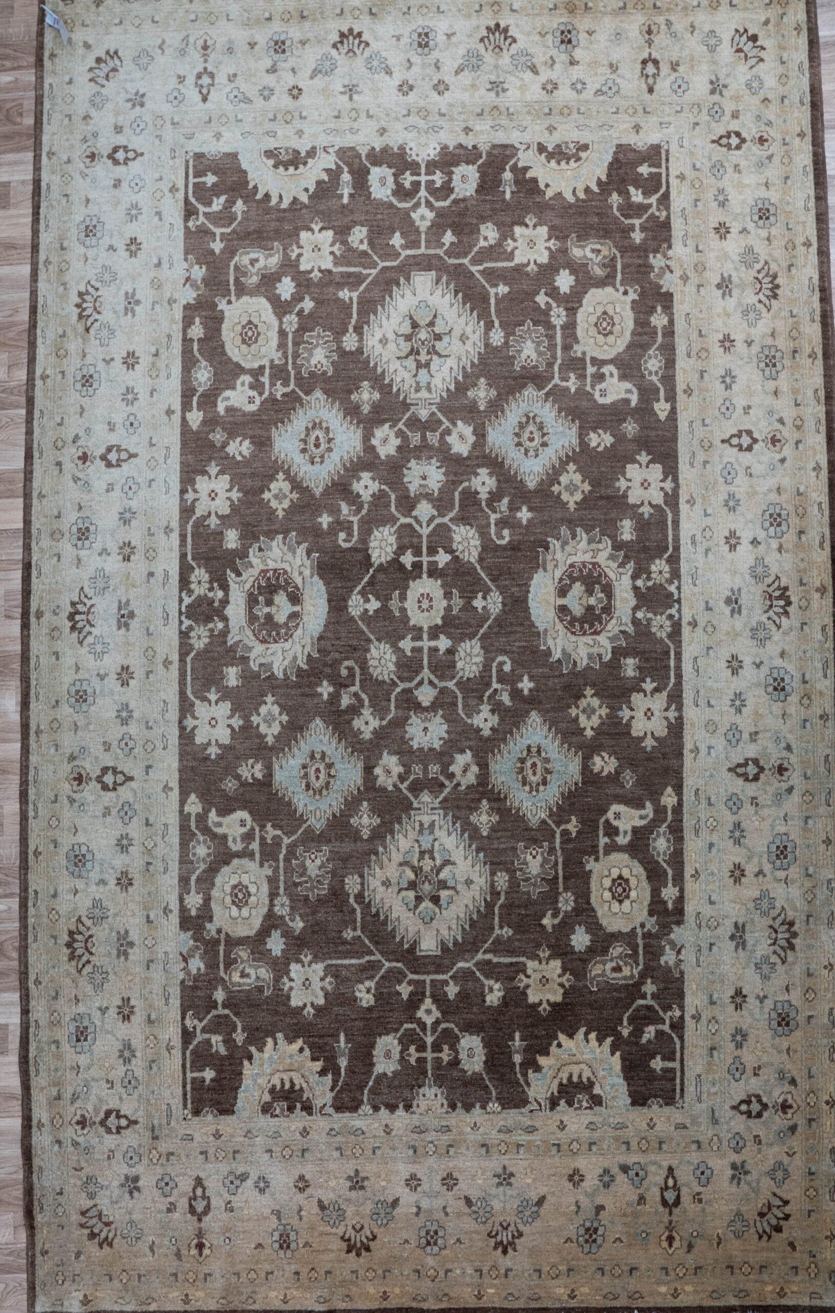 Chobi Wool Pile Rug 6.7'x9.7'