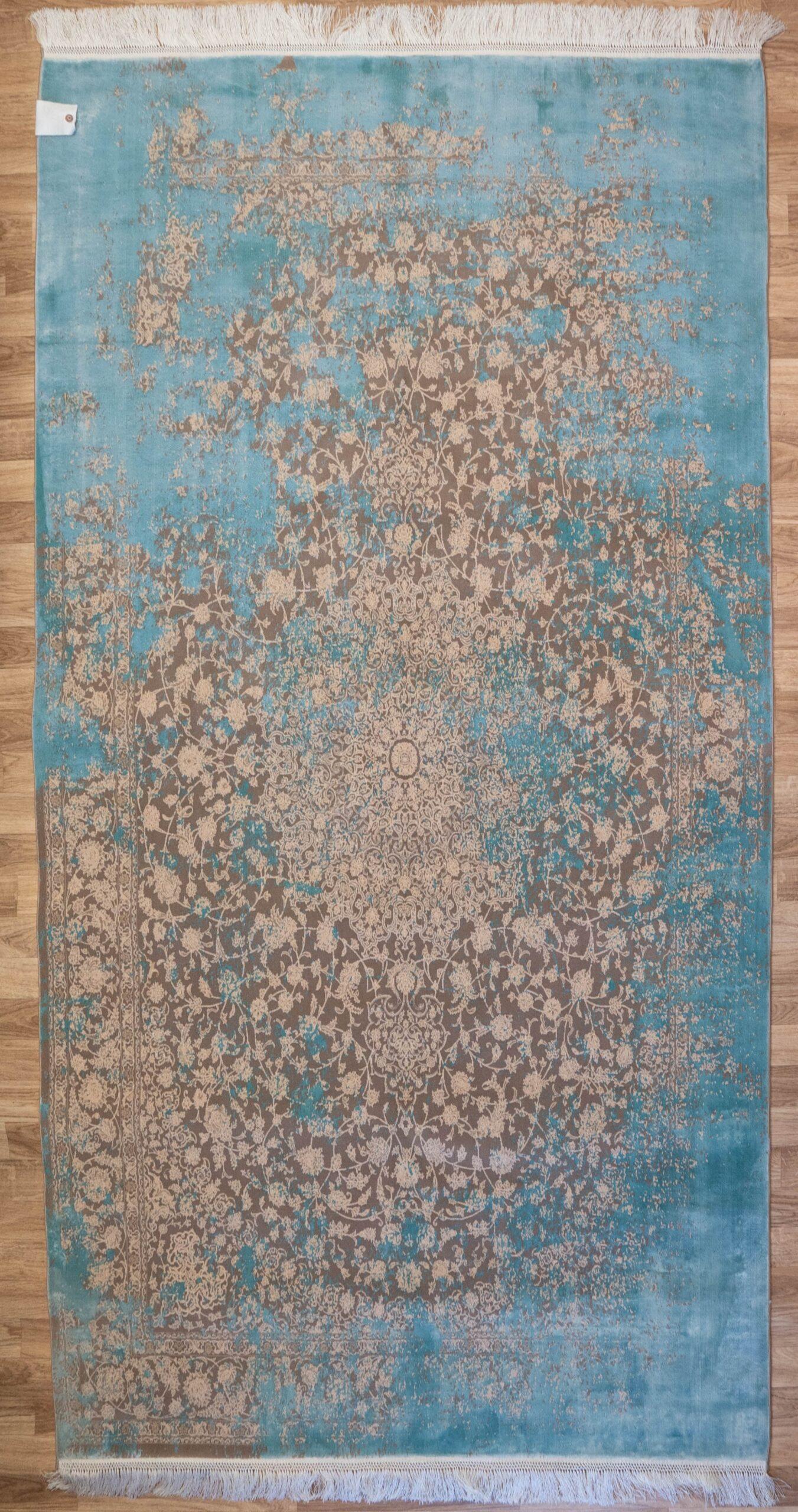 Qum Design Silk Rug 5'x7.7' View 1