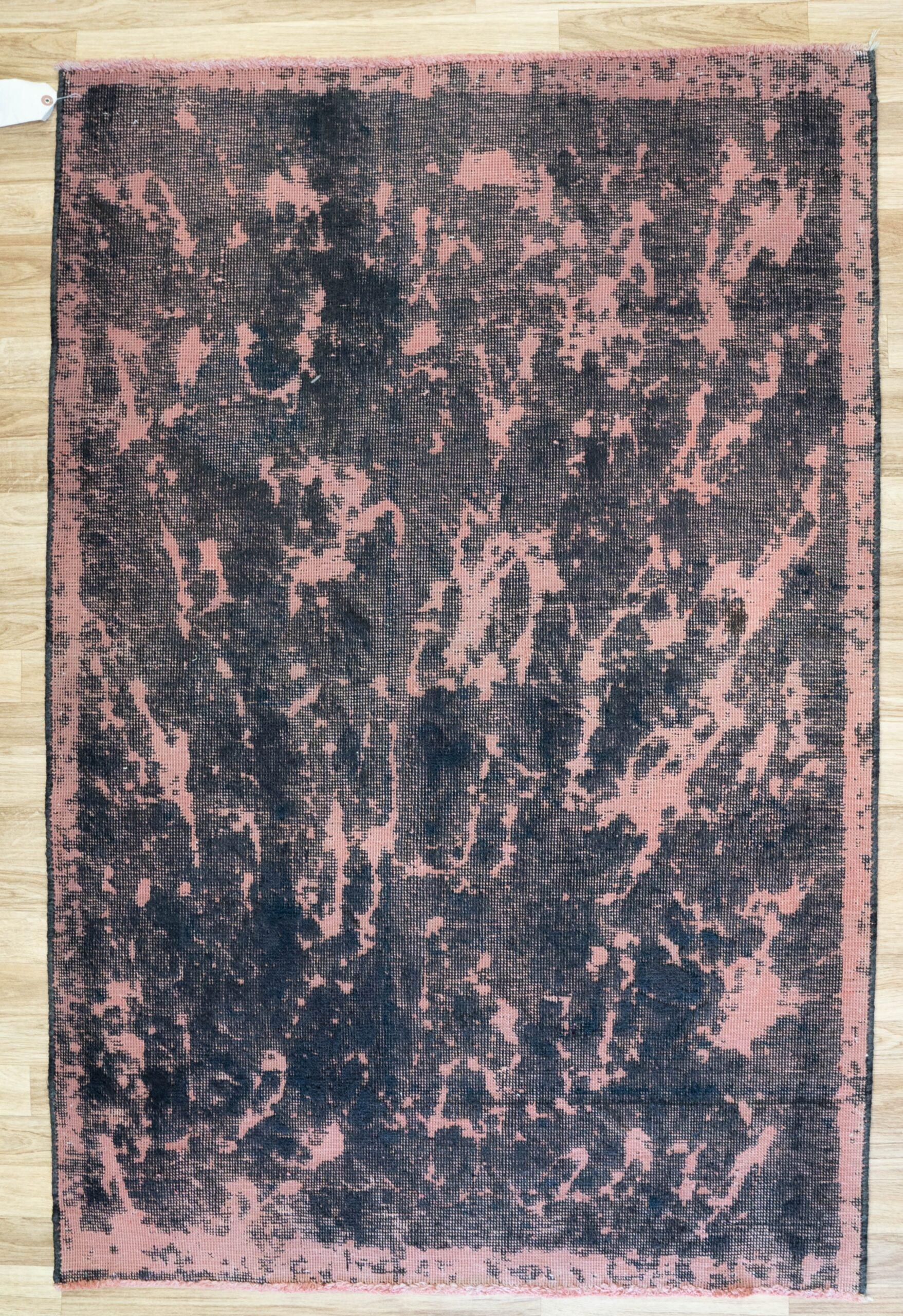 Overdyed Tabriz Wool Rug 3.2'x5' View 1