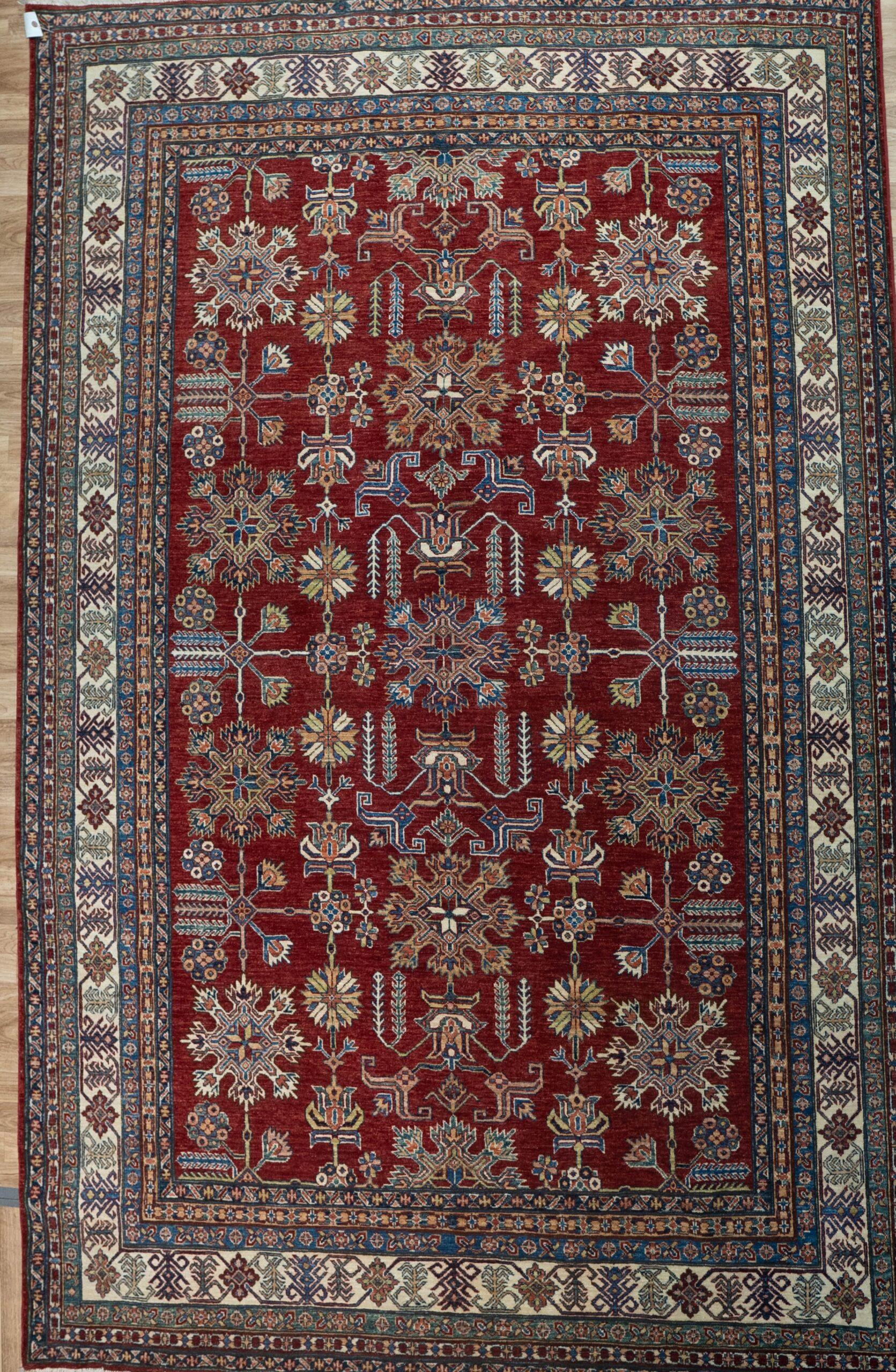 Kazak Wool Rug 8.1x10.3 View 1