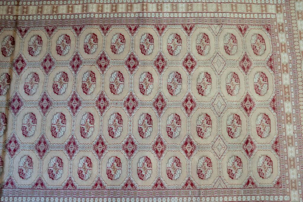 Bokhara Wool Silk Rug 5.6'x7.8 View 2