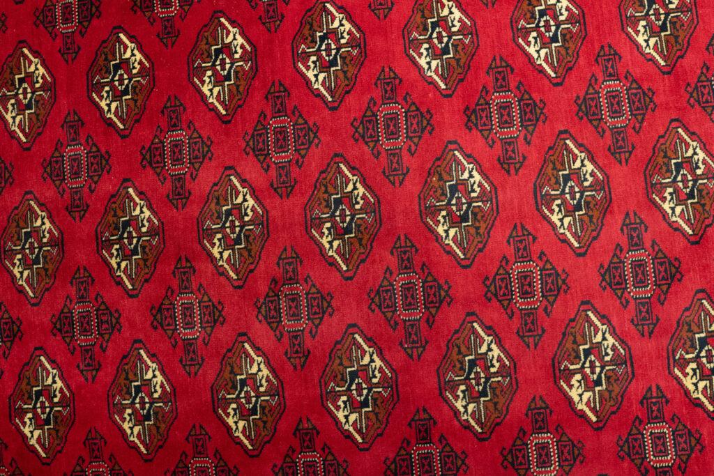 Turkmen Wool Rug 12.9x9.8 View 2