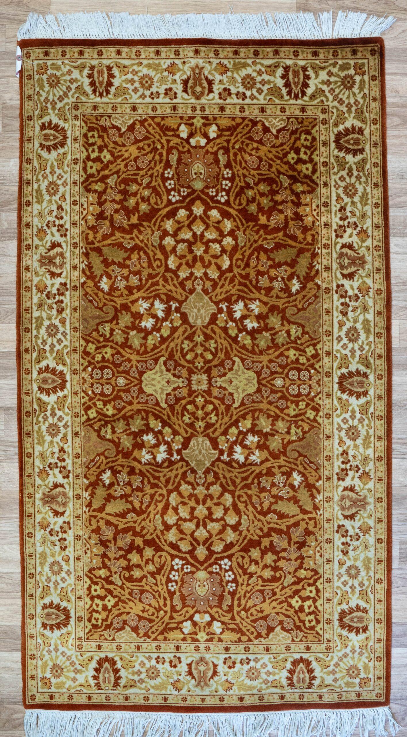 Tabriz Kurk Wool Rug 3'x5' View 1