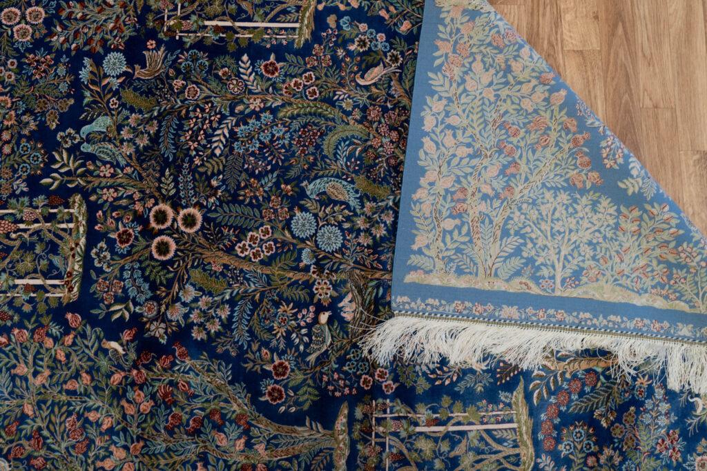 Qum Design Silk Rug 3'x5' View 3