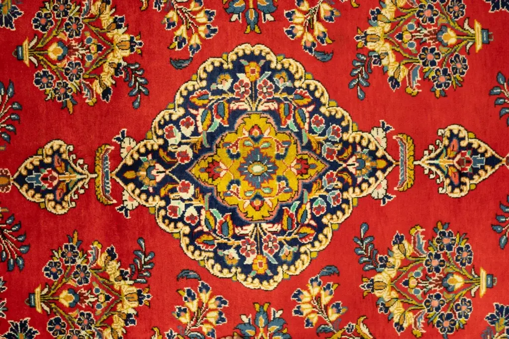 Sarouk Wool Rug 6.8x9.8 View 2