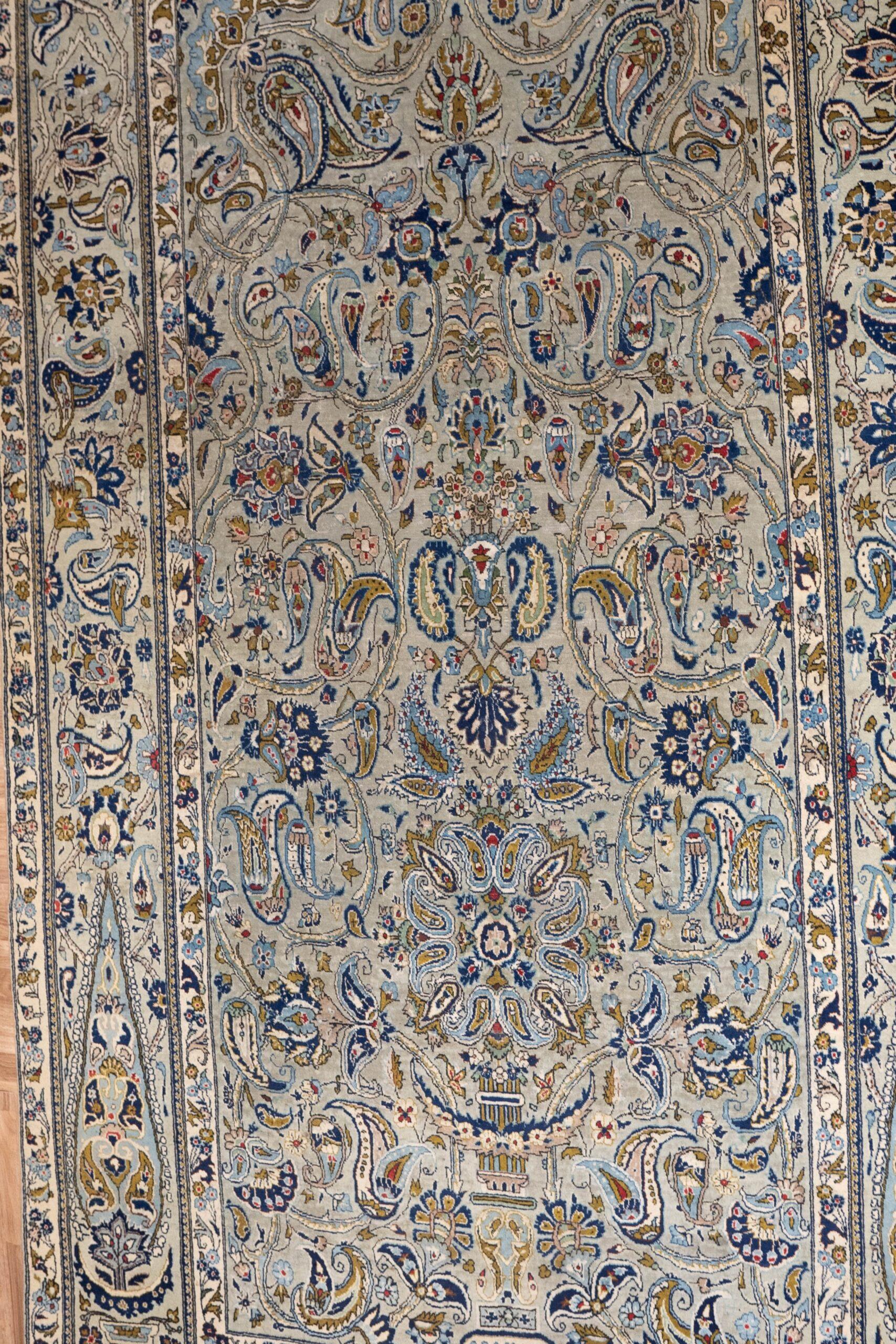 Kashan Wool Rug 9.0x13.4