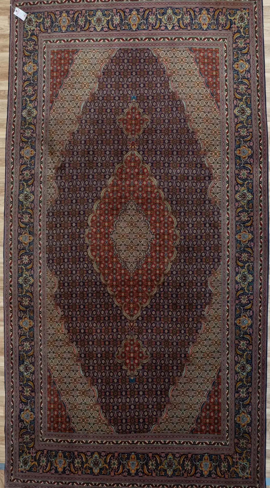Tabriz Wool Rug 6.5x10.4'