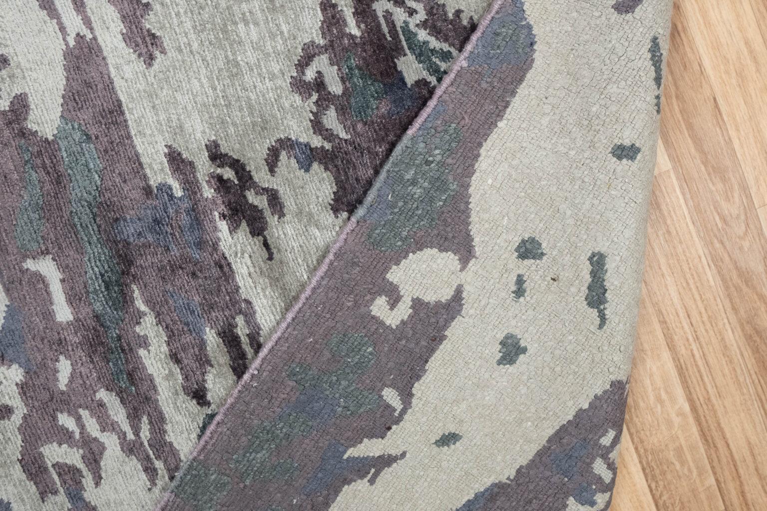 Tibet Wool Silk Rug 5 x 8' View 3