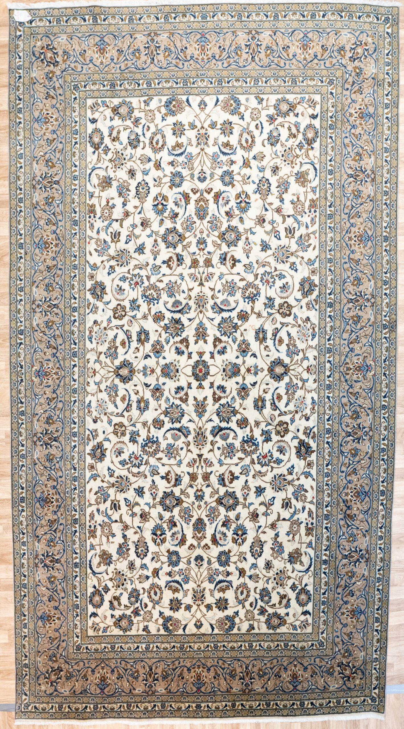 Kashan Wool Pile Rug 8.5'x11.5' View 1