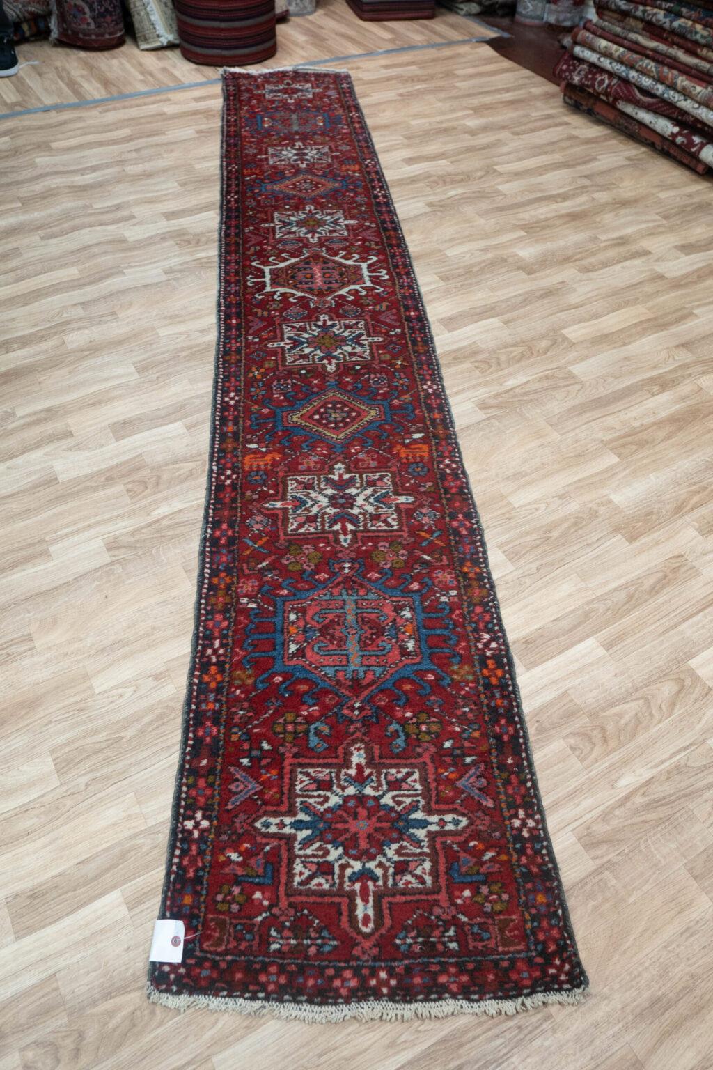 Karache Wool Runner 1.11'x11.6' View 1