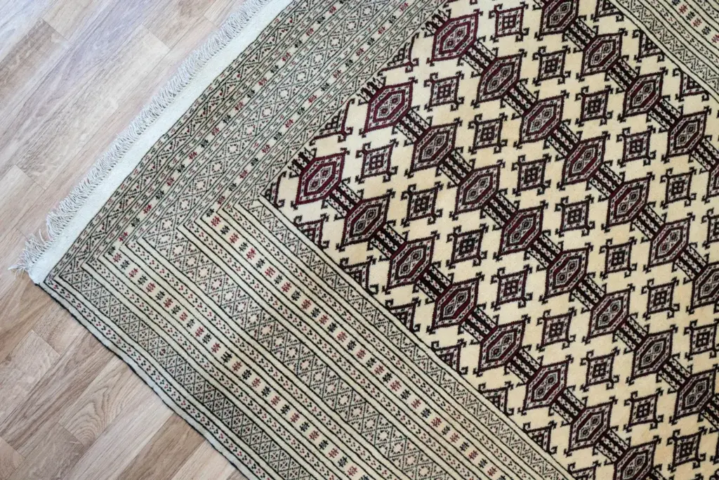 Turkmen Wool Rug 6.6x4.2 View 3