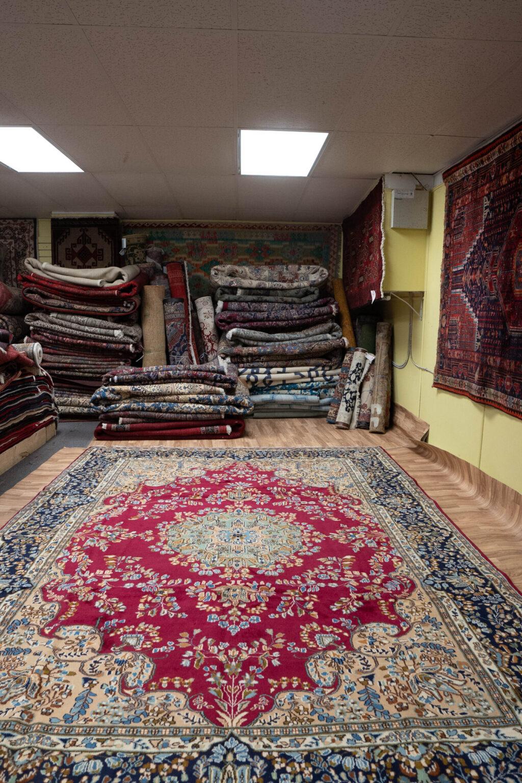 Kerman Wool Rug 8.8x11.8 View 1