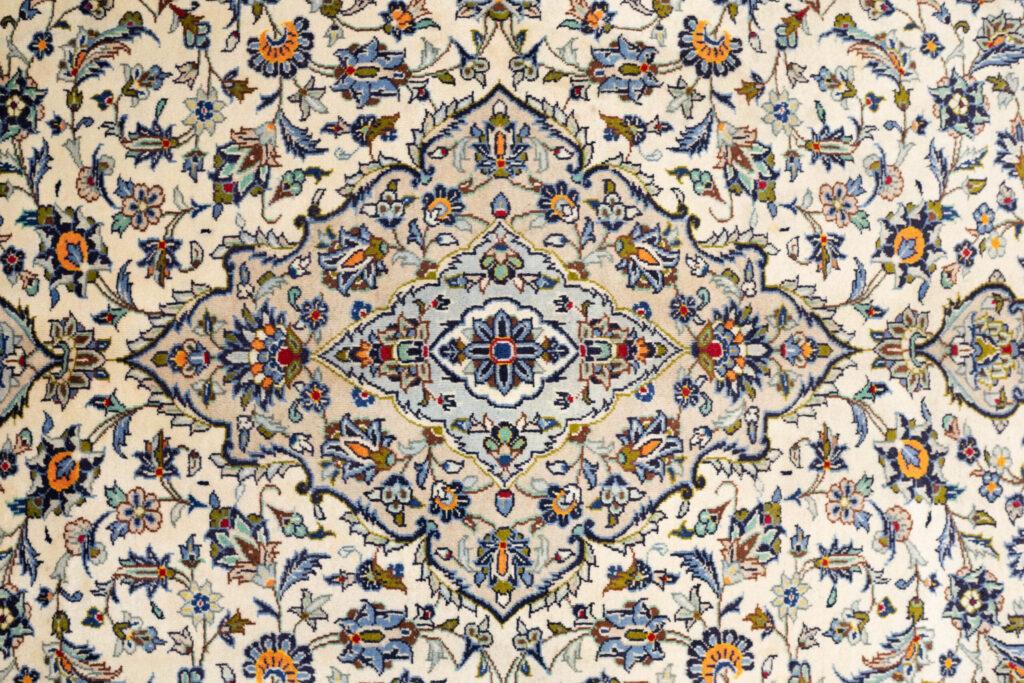 Kashan Wool Rug 6.8x9.6 View 2