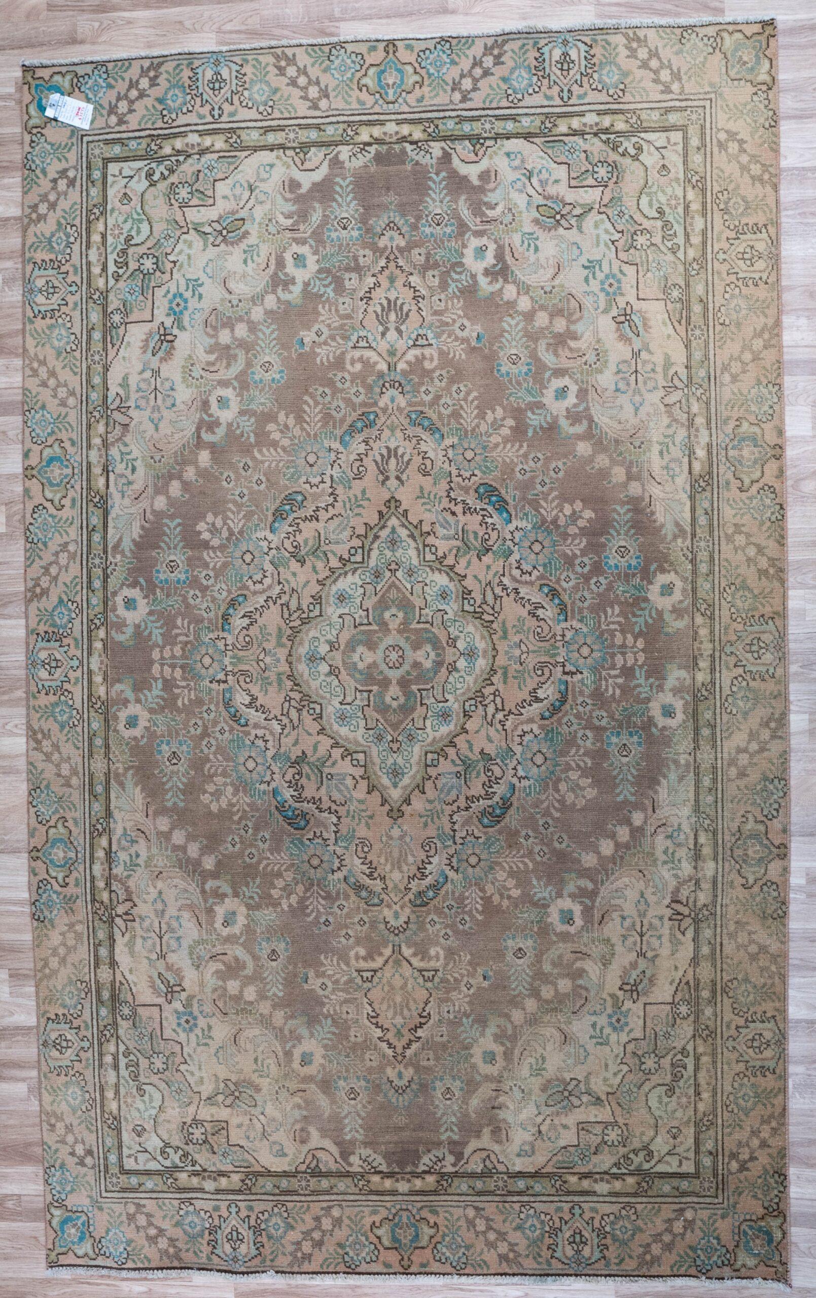 Tabriz Overdyed Rug 6'x9'