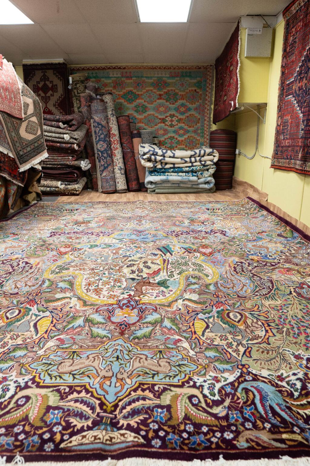 Kashmar Fine Wool Rug 9.8x12.8 View 8