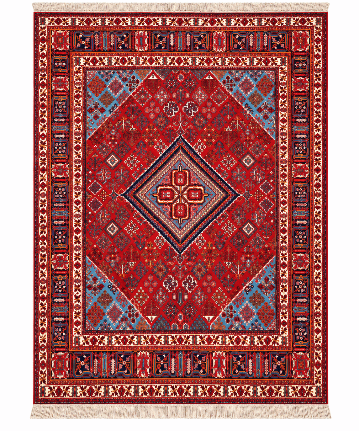 Traditional Maymeh Kork Wool Handwoven Oriental Rug – 8'6" × 11'7"