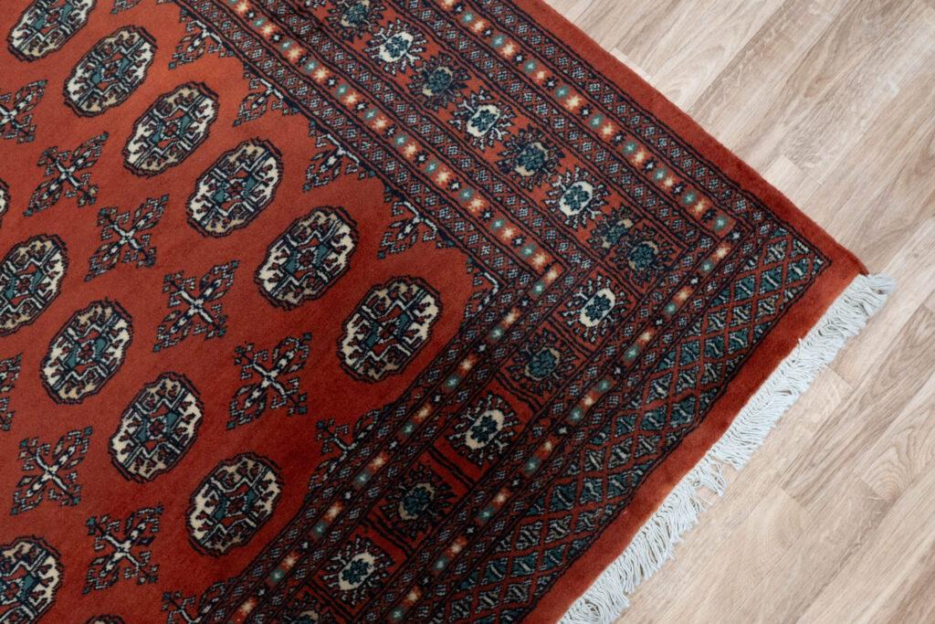 Bokhara Wool Pile Rug 6'x9' View 3
