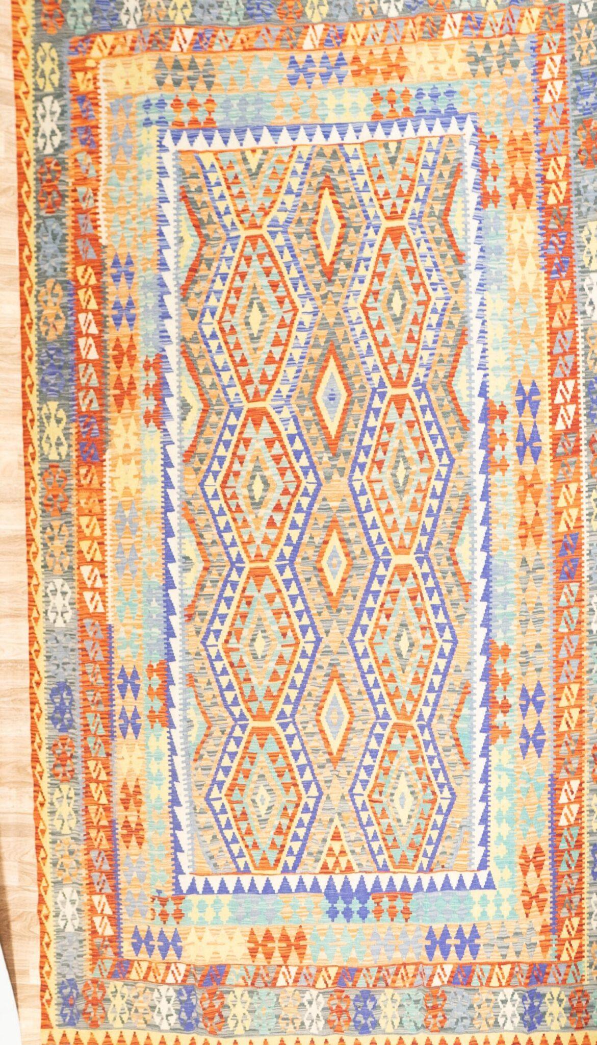 KIlim Wool Rug 6.9x9.1 View 1