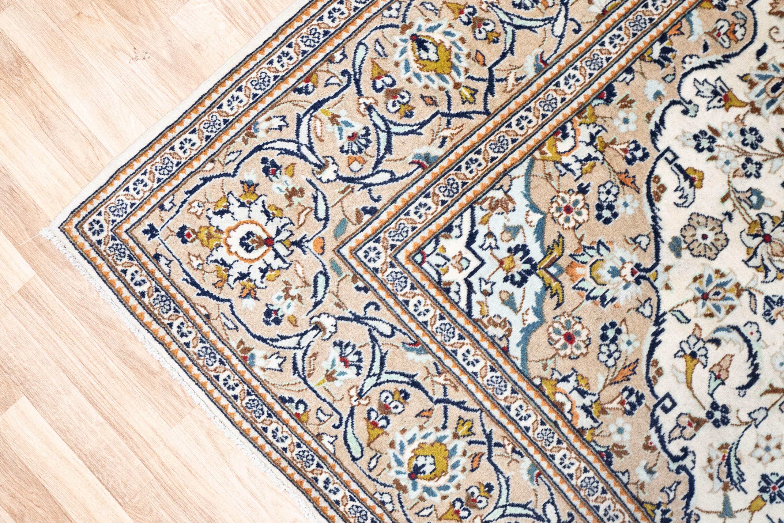 Kashan Wool Rug  6.8x9.8 View 1