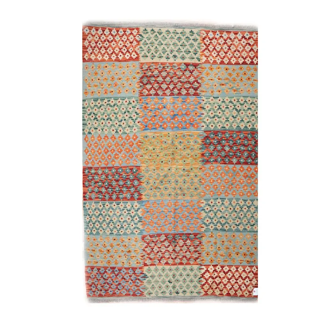 Kilim Wool Rug 5.1x6.5