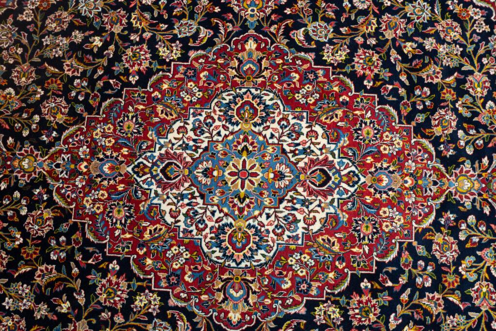 Kashan Kurk Wool Rug 8.2'x12.1' View 1