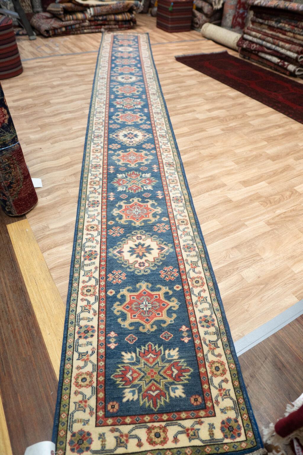 Kazak Wool Runner 2.2x15.0 View 1
