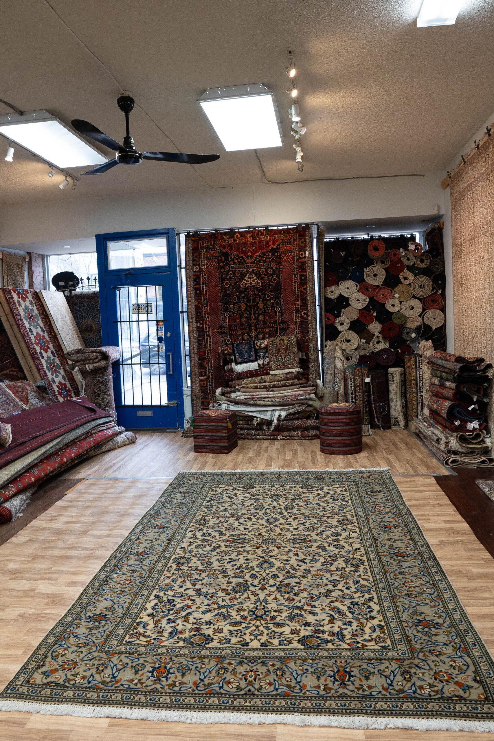 Kashan Wool Rug 6.6'x9.6'