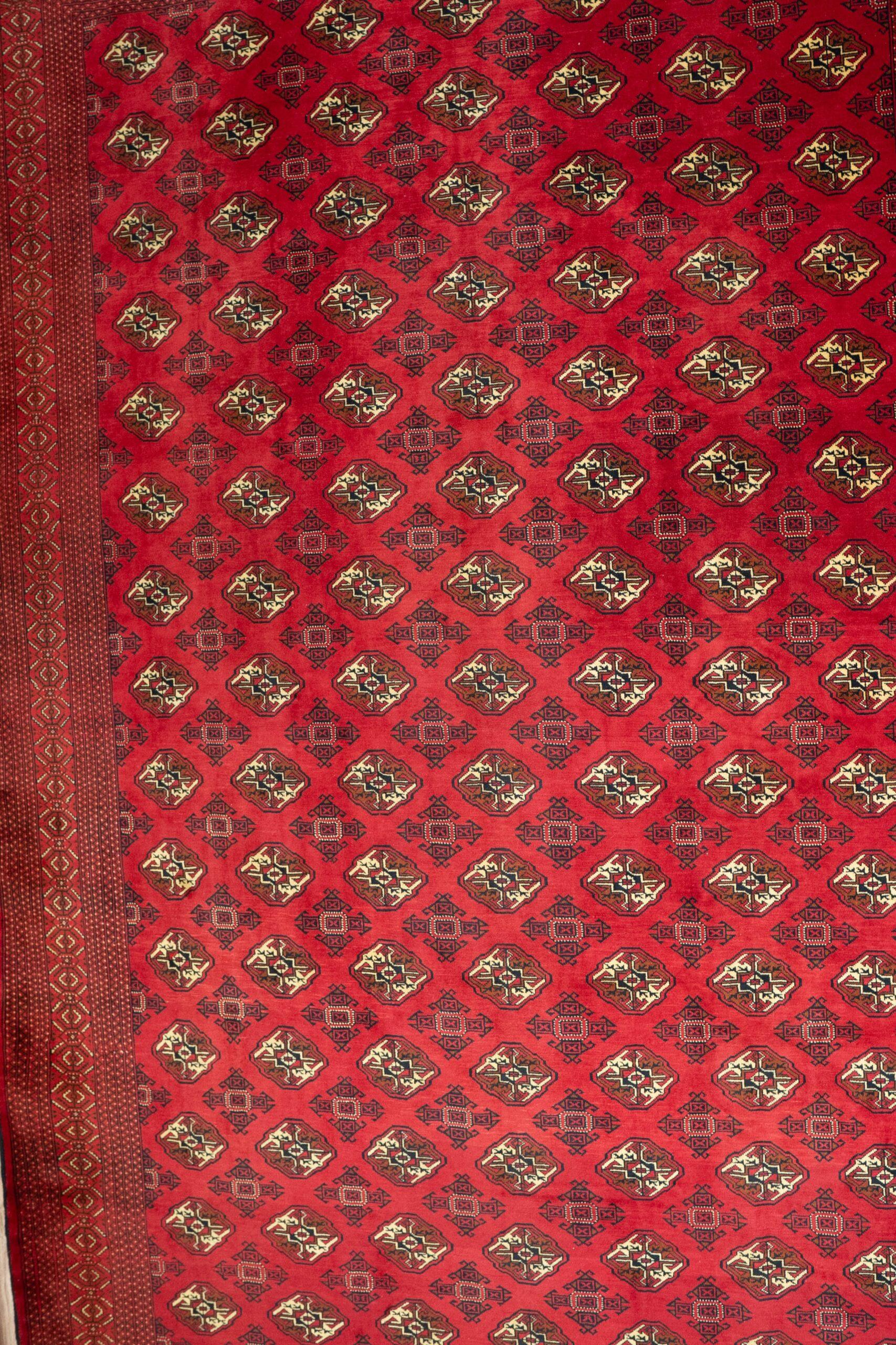 Turkmen Wool Rug 12.9x9.8 View 5