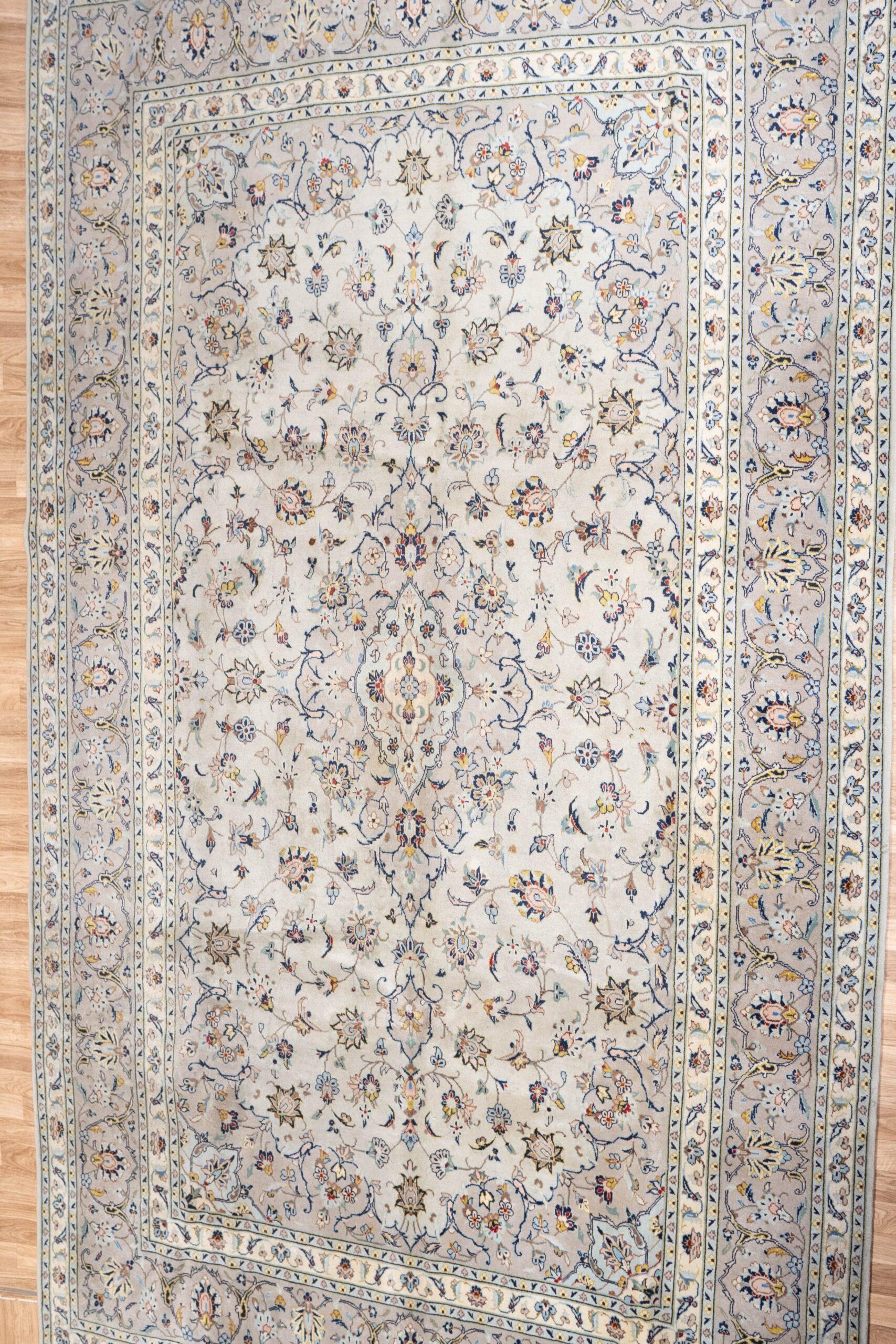 Kashan Wool Rug 8.8x11.8