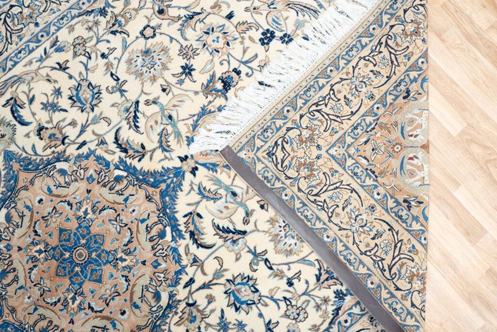 Nain Wool Silk Rug 6.1'x9.8' View 5