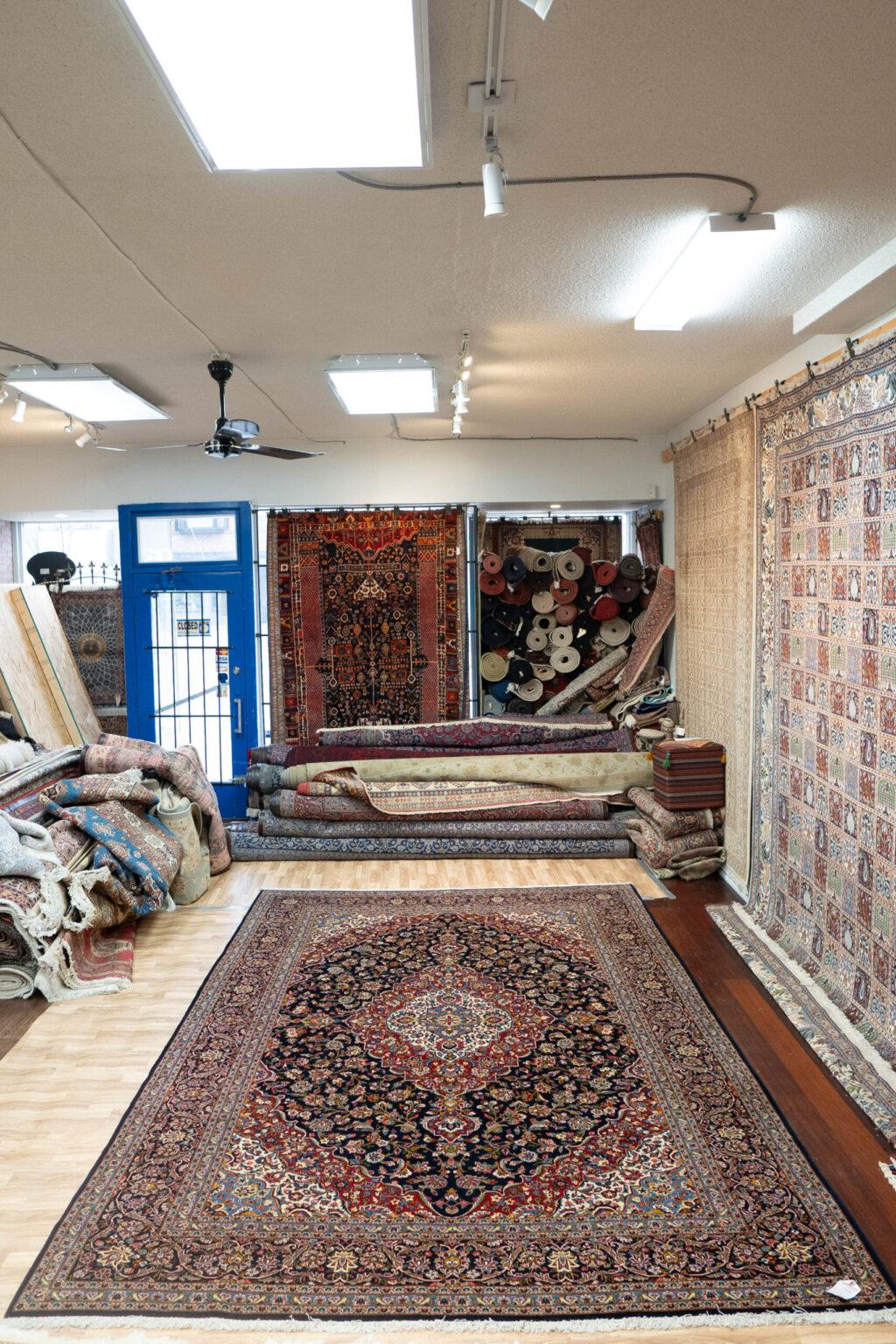 Kashan Kurk Wool Rug 8.2'x12.1' View 5