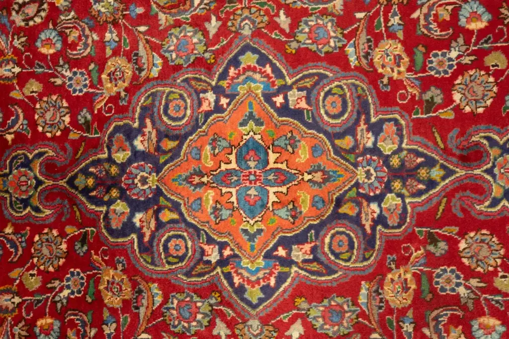 Mashad Wool Rug 6.5x9.5 View 1