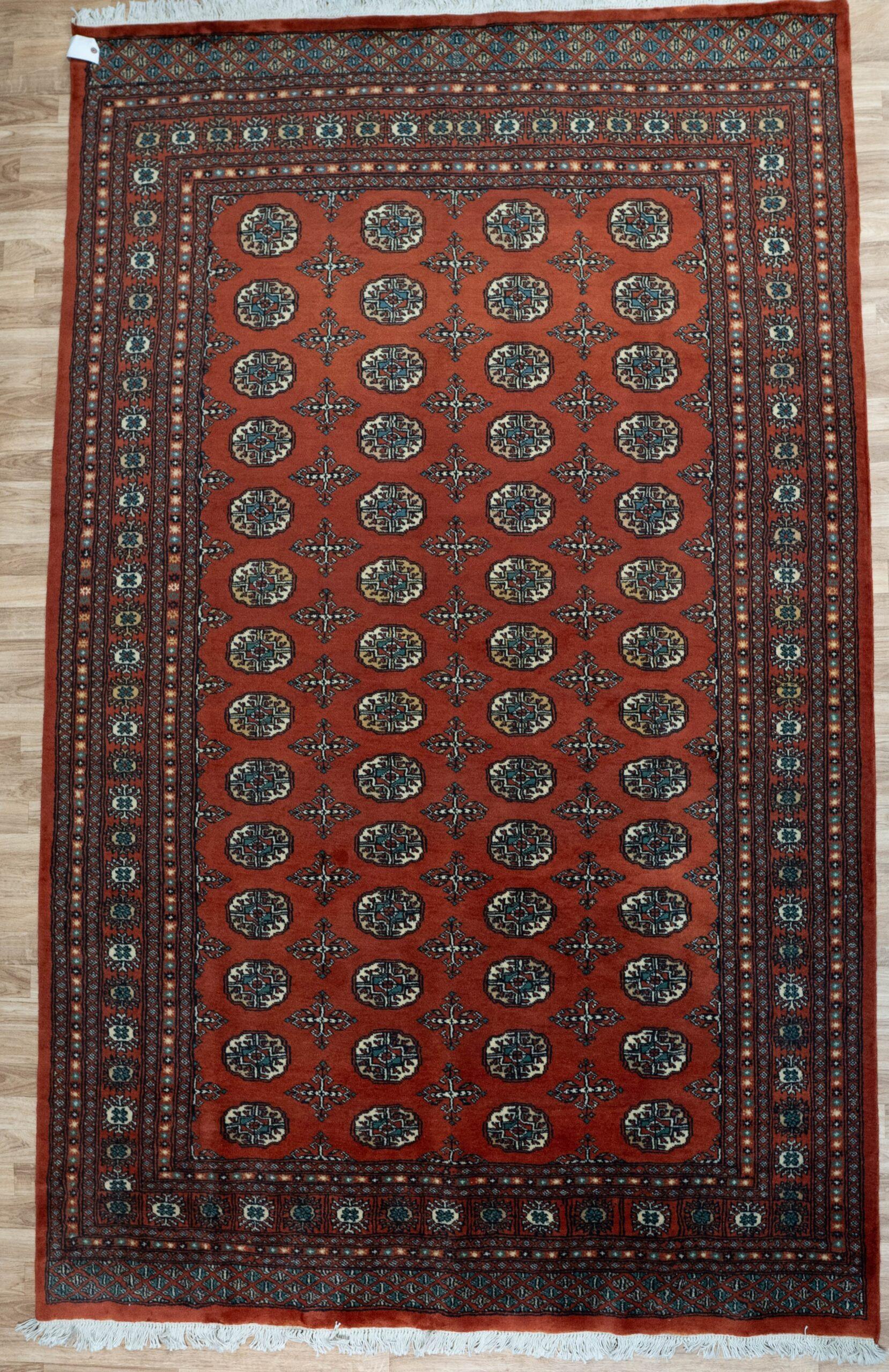 Bokhara Wool Pile Rug 6'x9'