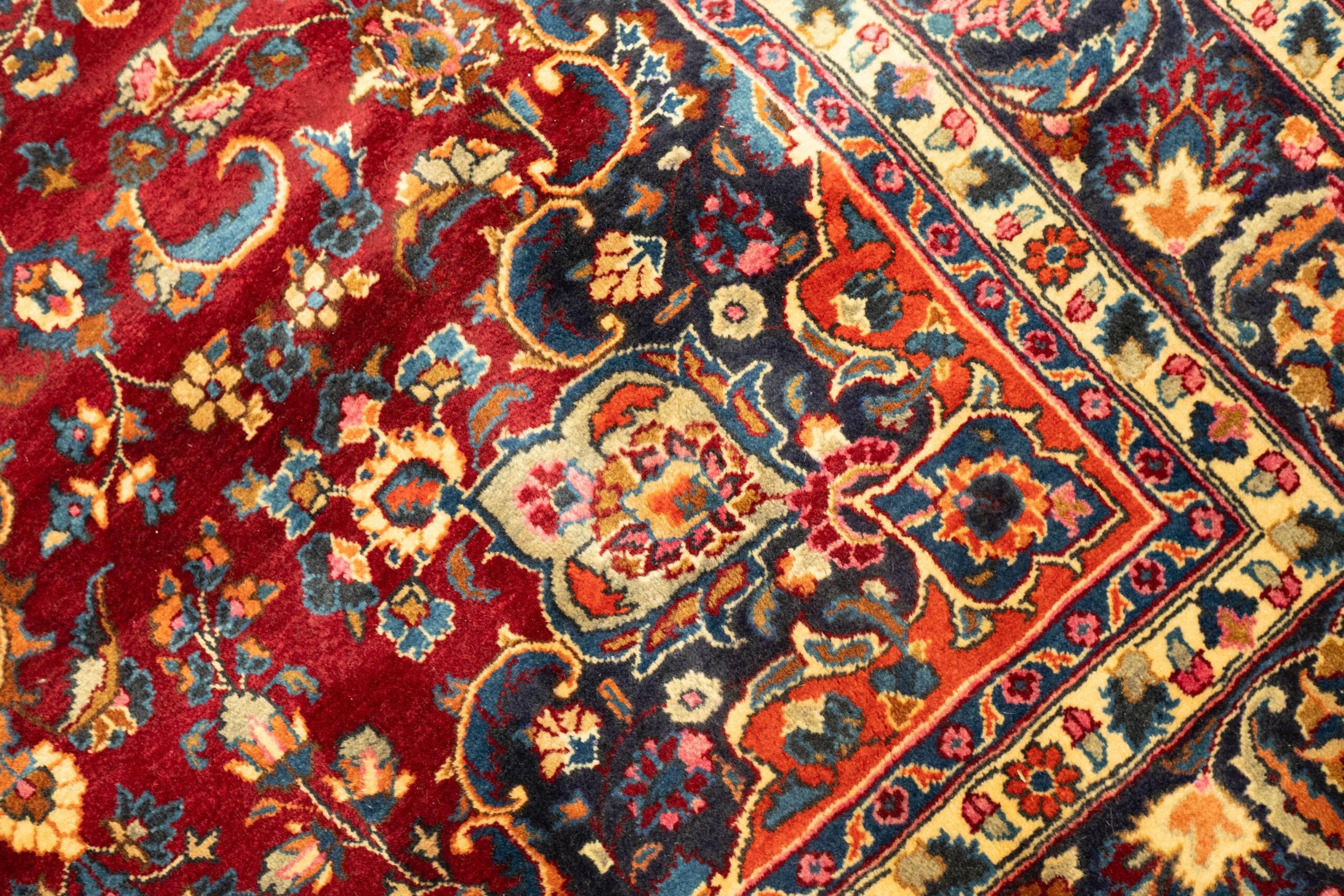 Mashad Wool Rug 6.8x9.8 View 6