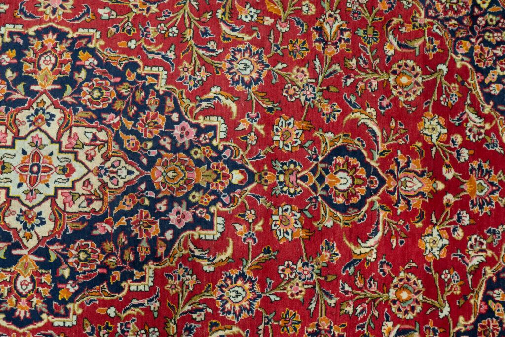 Kashan wool Rug 9.5'x12.8' View 6
