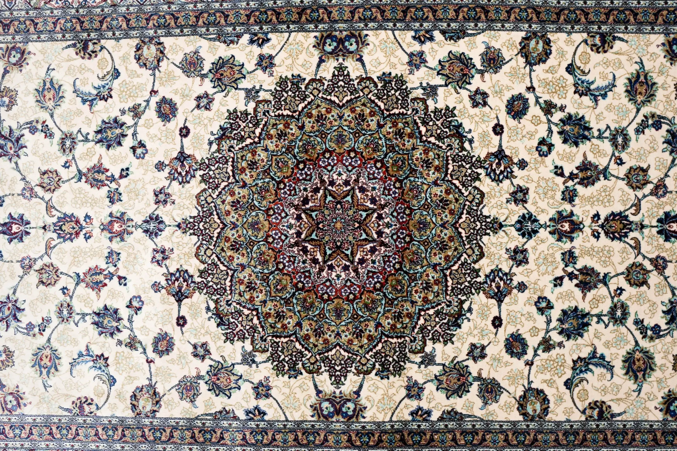 Qum Design Silk Rug 2.7 x 6.4 View 1
