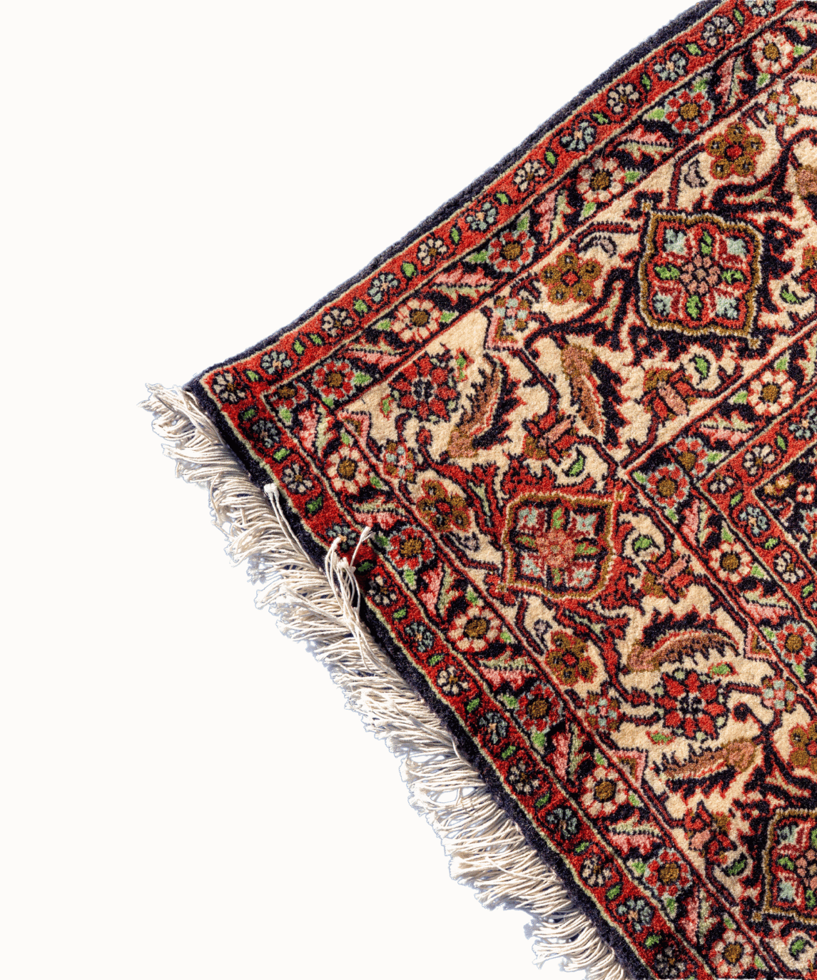 Traditional Bidjar Wool & Silk Handwoven Oriental Rug – 6'7" × 9'7" View 5