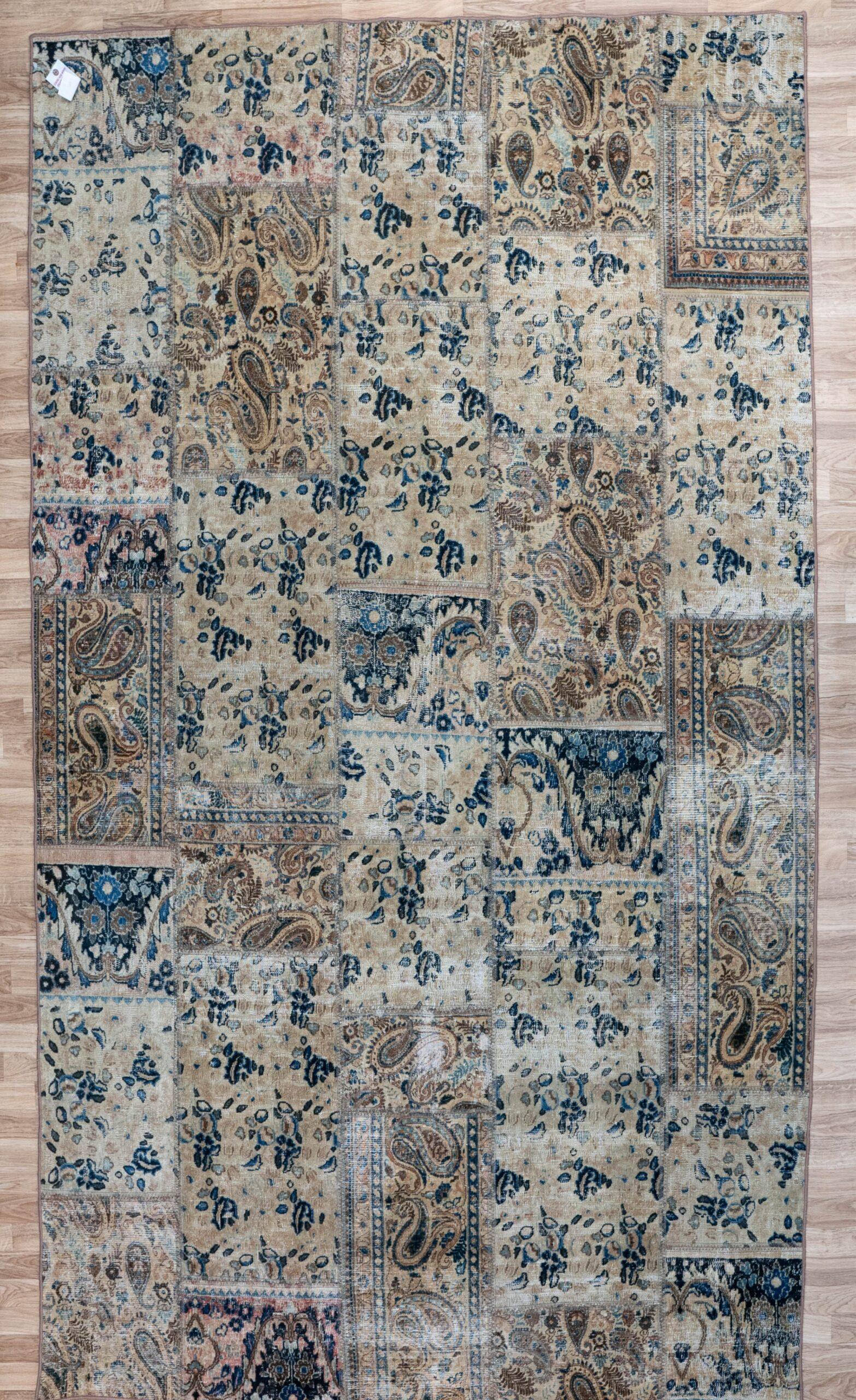 Vintage Overdyed Rug 6.4'x10' View 1