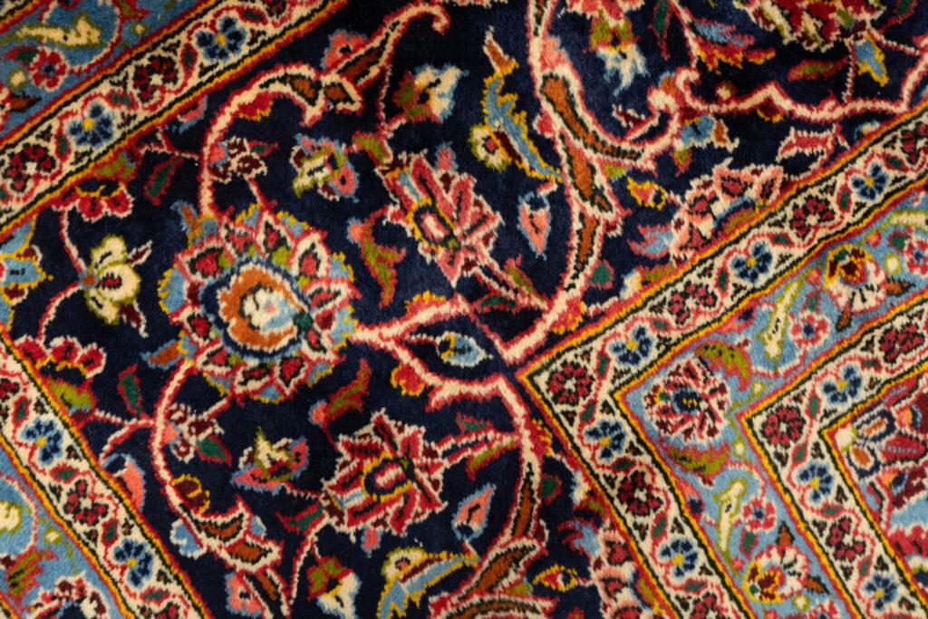 Kashan Wool Rug 16.8x11.0 View 2